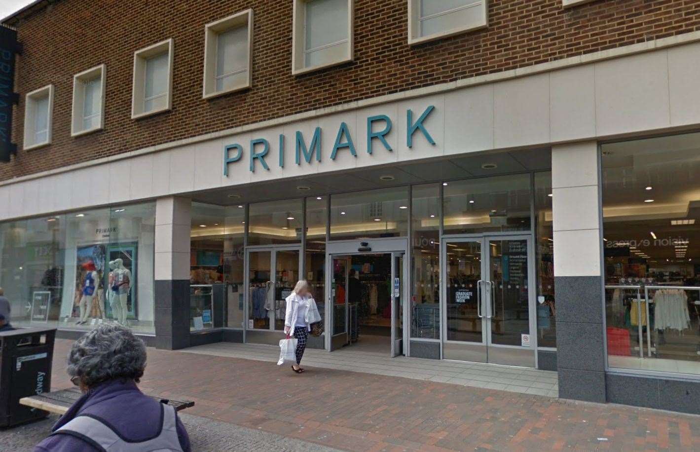 The alleged incident happened at the Primark in Chatham High Street. Picture: Google