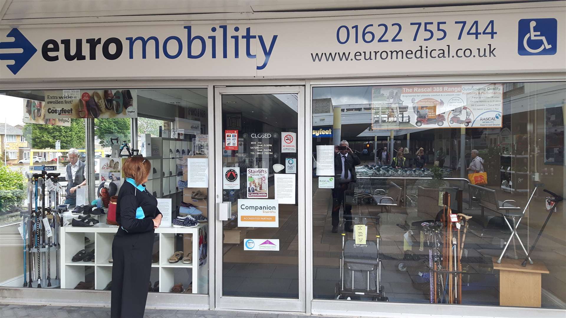 The Euromobility store has closed