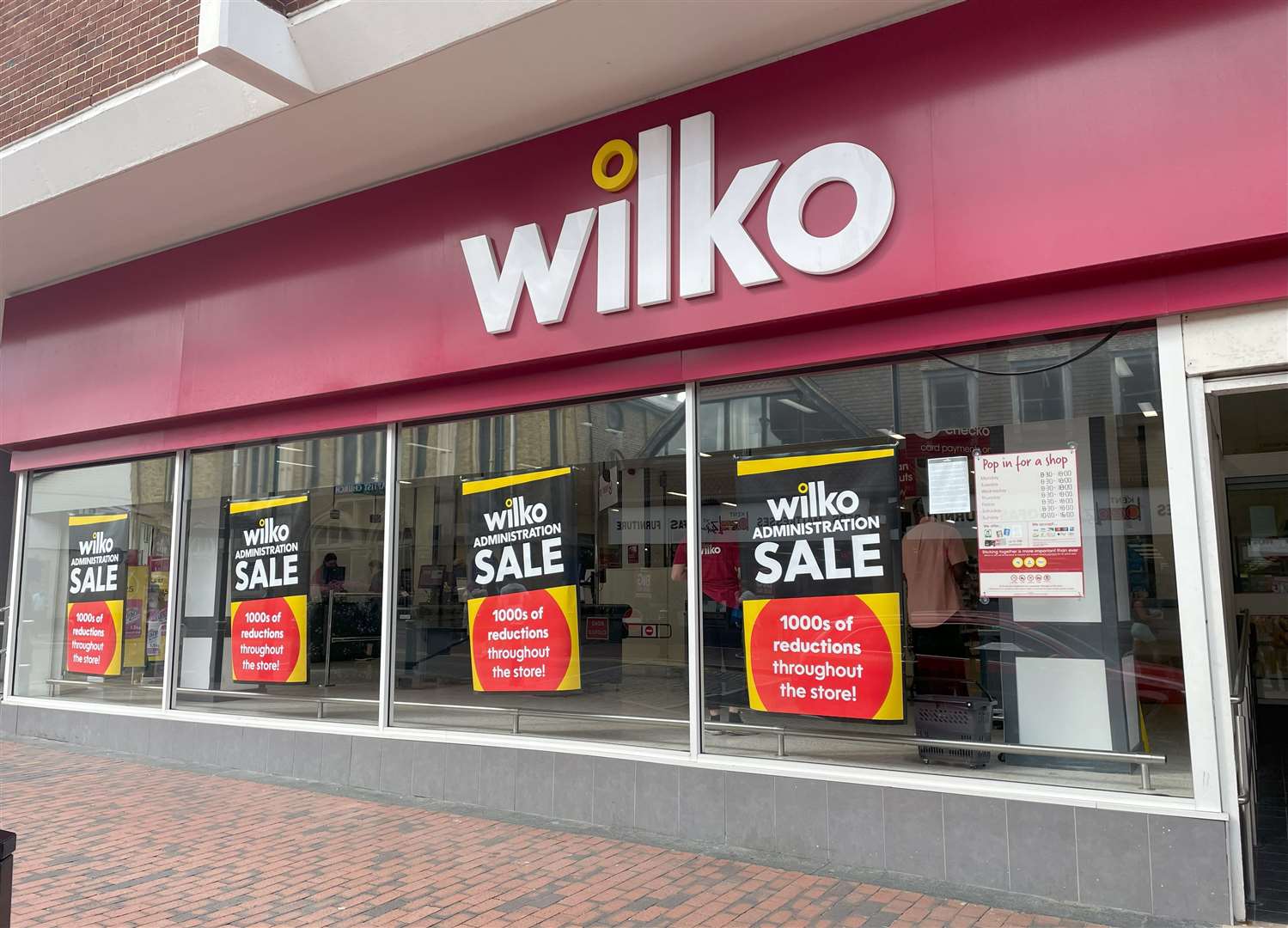 Wilko has 10 stores in Kent