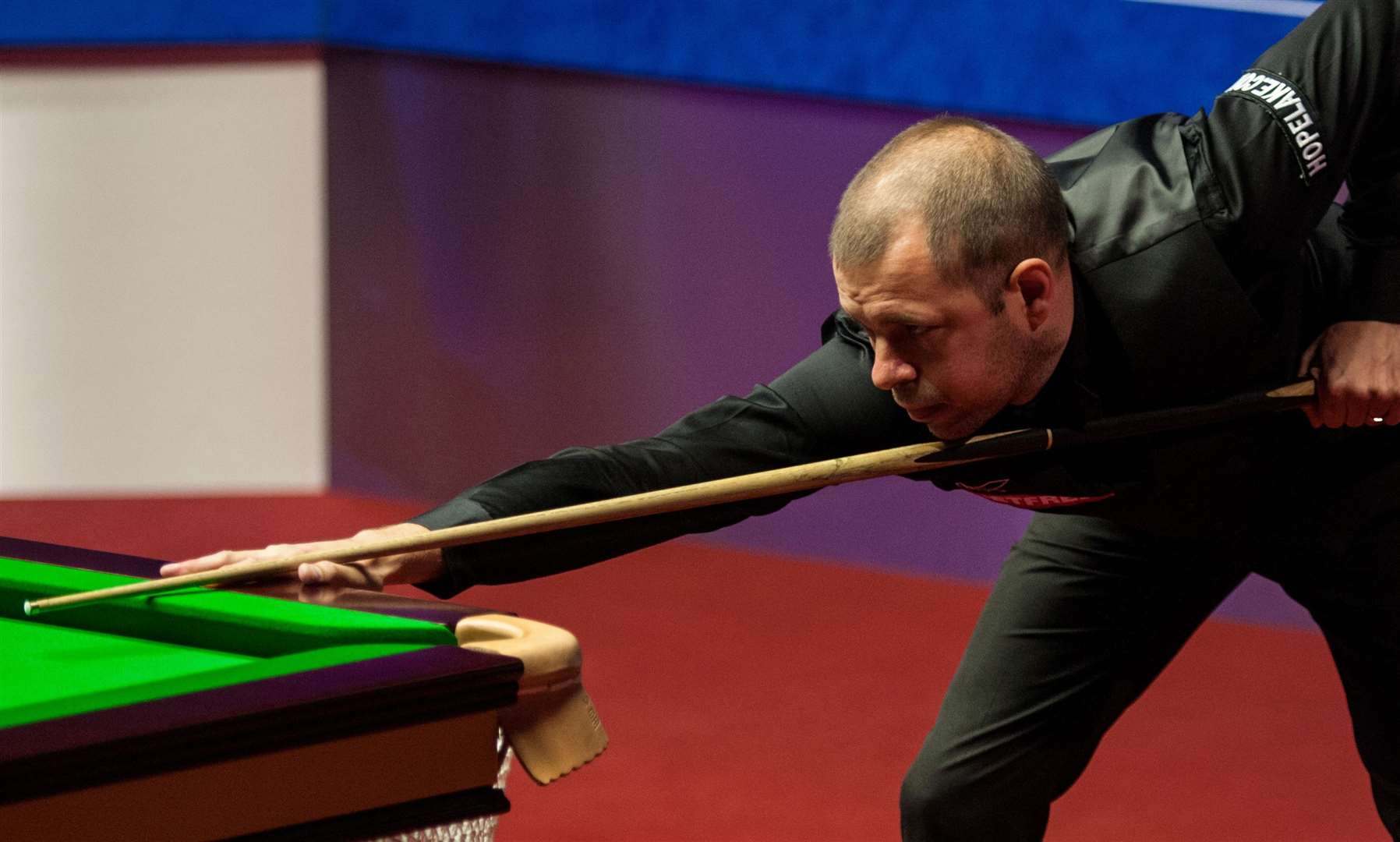 The wait was finally over for Barry Hawkins after a first ranking title in six years at the European Masters. Picture: World Snooker