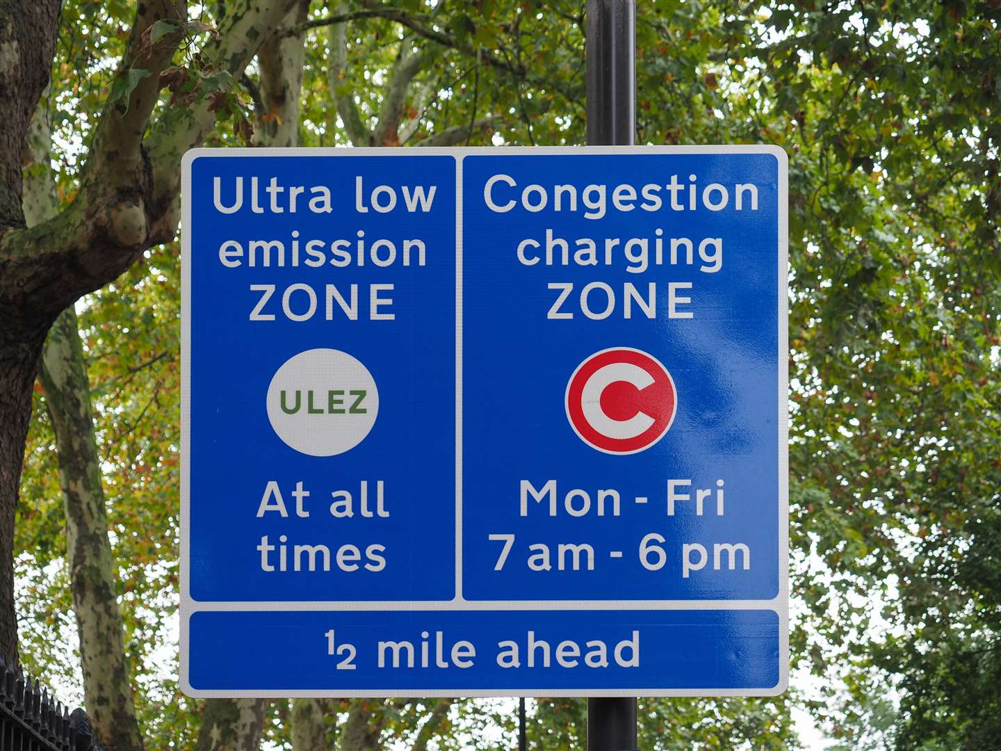 The Ulez operates all year round, with the exception of Christmas Day