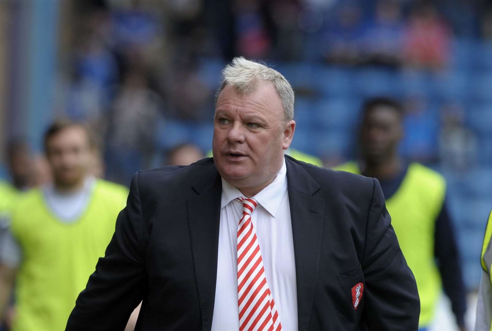 Steve Evans on a visit to Priestfield while manager of Rotherham, as he guided the side to the Championship