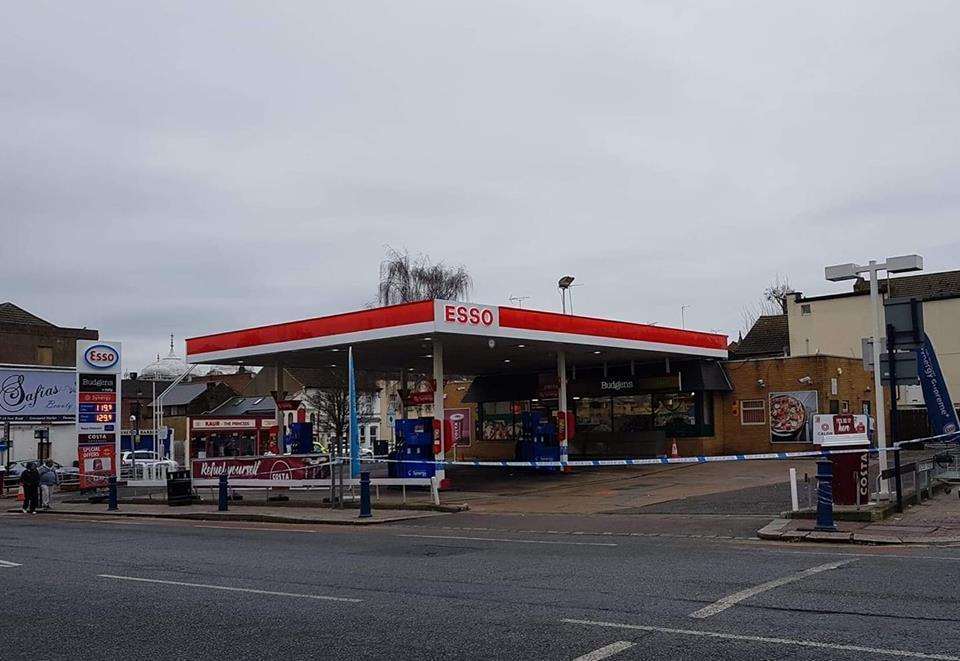 Police were called to an incident at the Esso petrol station in Milton Road, Gravesend. Picture: Eric Woods (6207409)