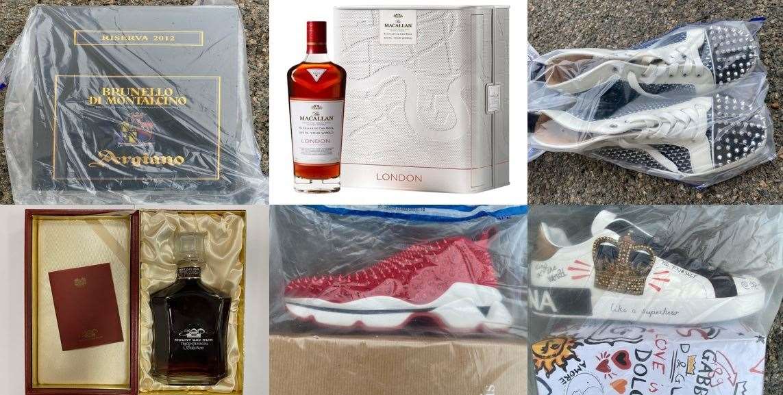 Some of the stolen goods recovered Picture: Met Police