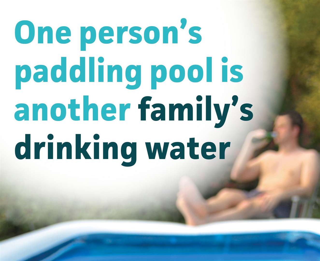 South East Water Poster being criticised online. Picture: @sewateruk