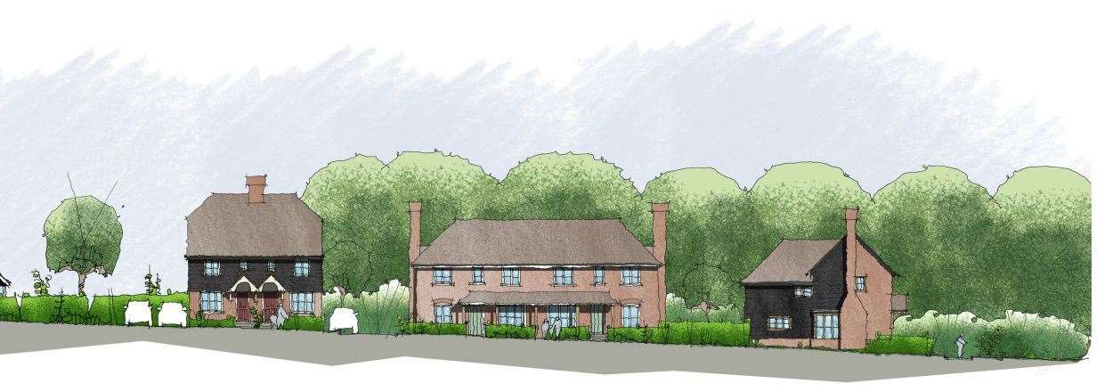 Developers say the homes would have helped meet housing targets in Swale. Picture: APX Architecture