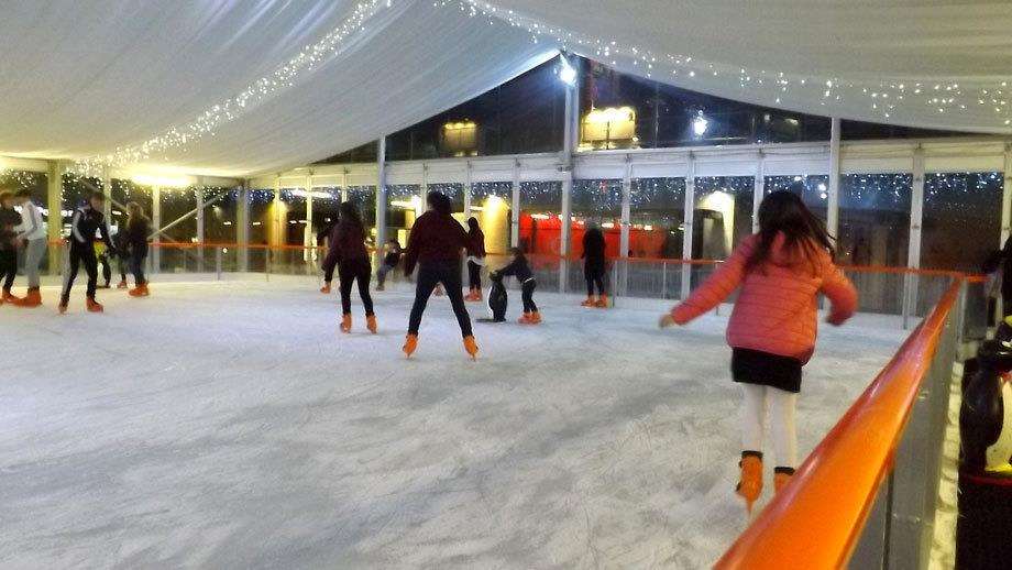 How last year's ice rink was set to look. However, it never became a reality