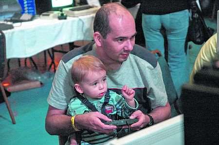 Video games fans start early