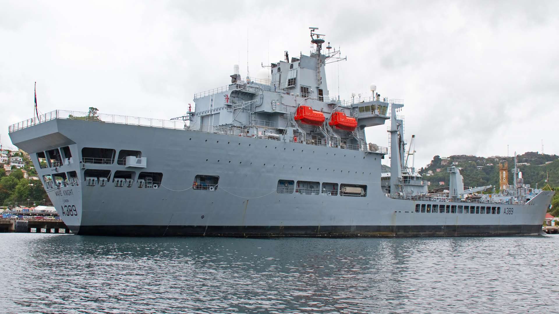 The navy tanker RFA Wave Knight. Picture: wikicommons