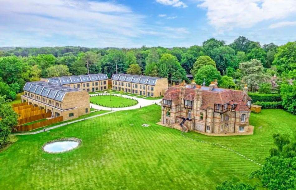 A number of luxury homes are still up for grabs at the Victorian manor house and former private hospital. Picture: Wards of Kent & Fawkham 21 Ltd