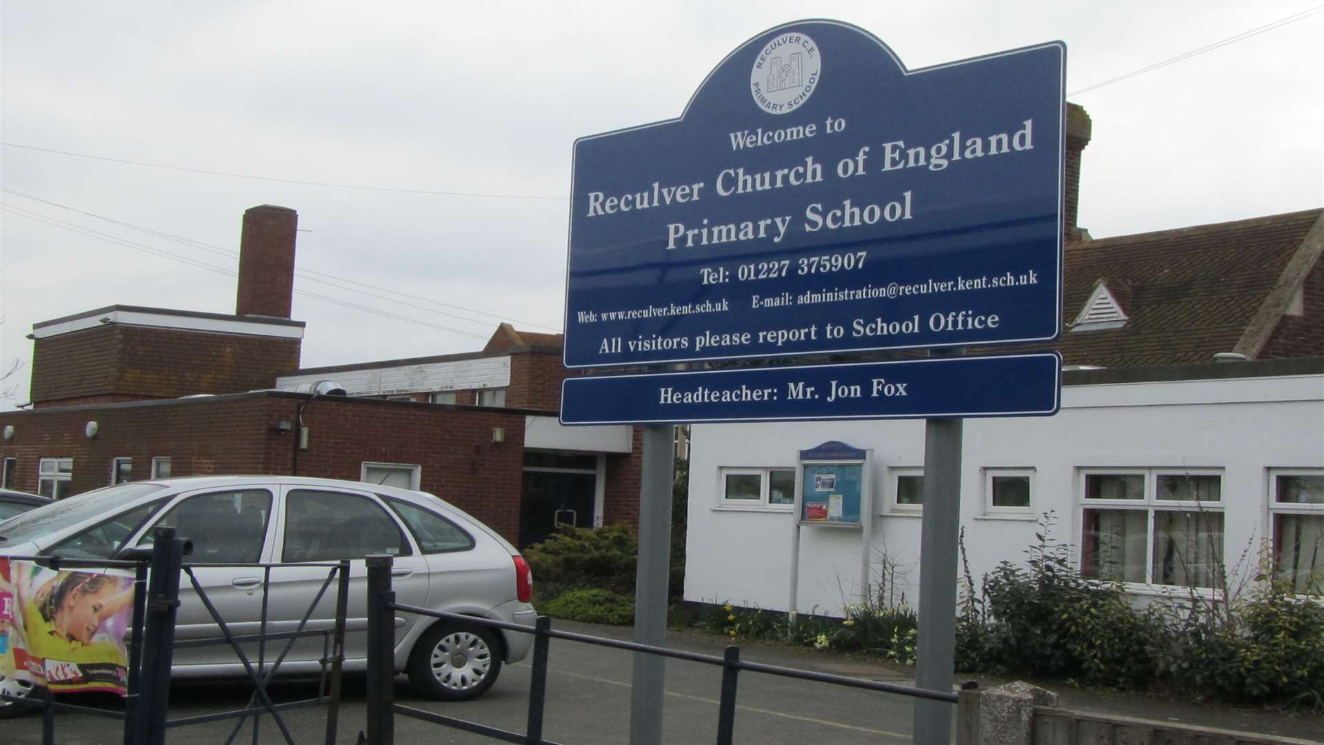 Police were called to Reculver Primary School