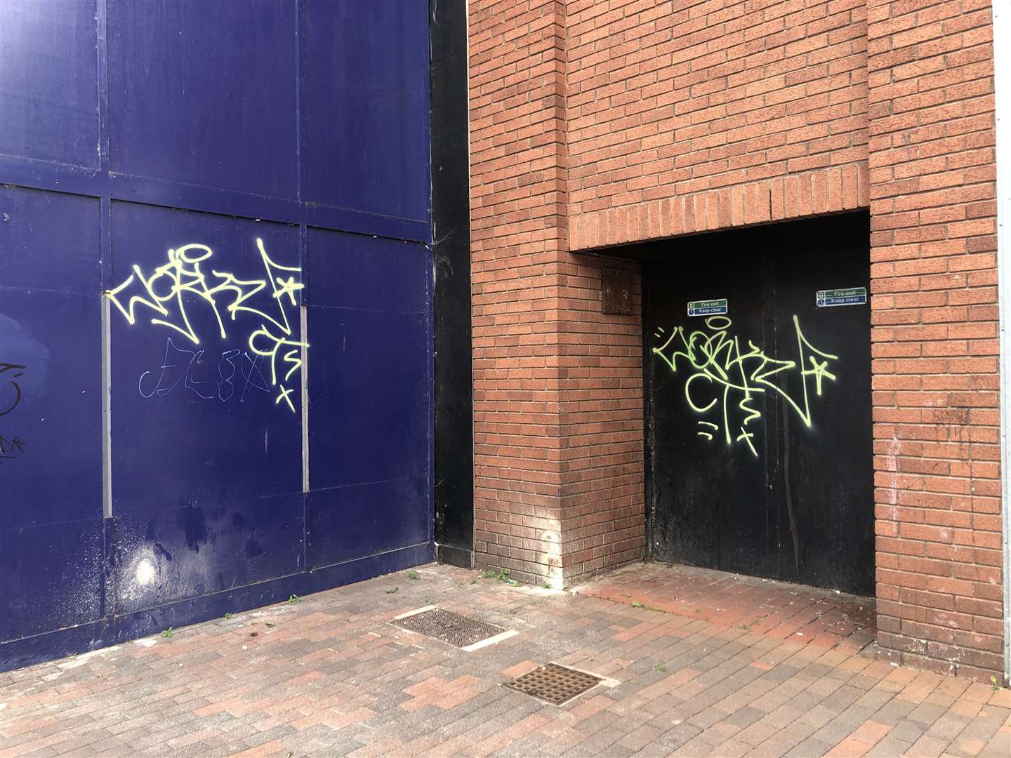 Graffiti in Chatham High Street