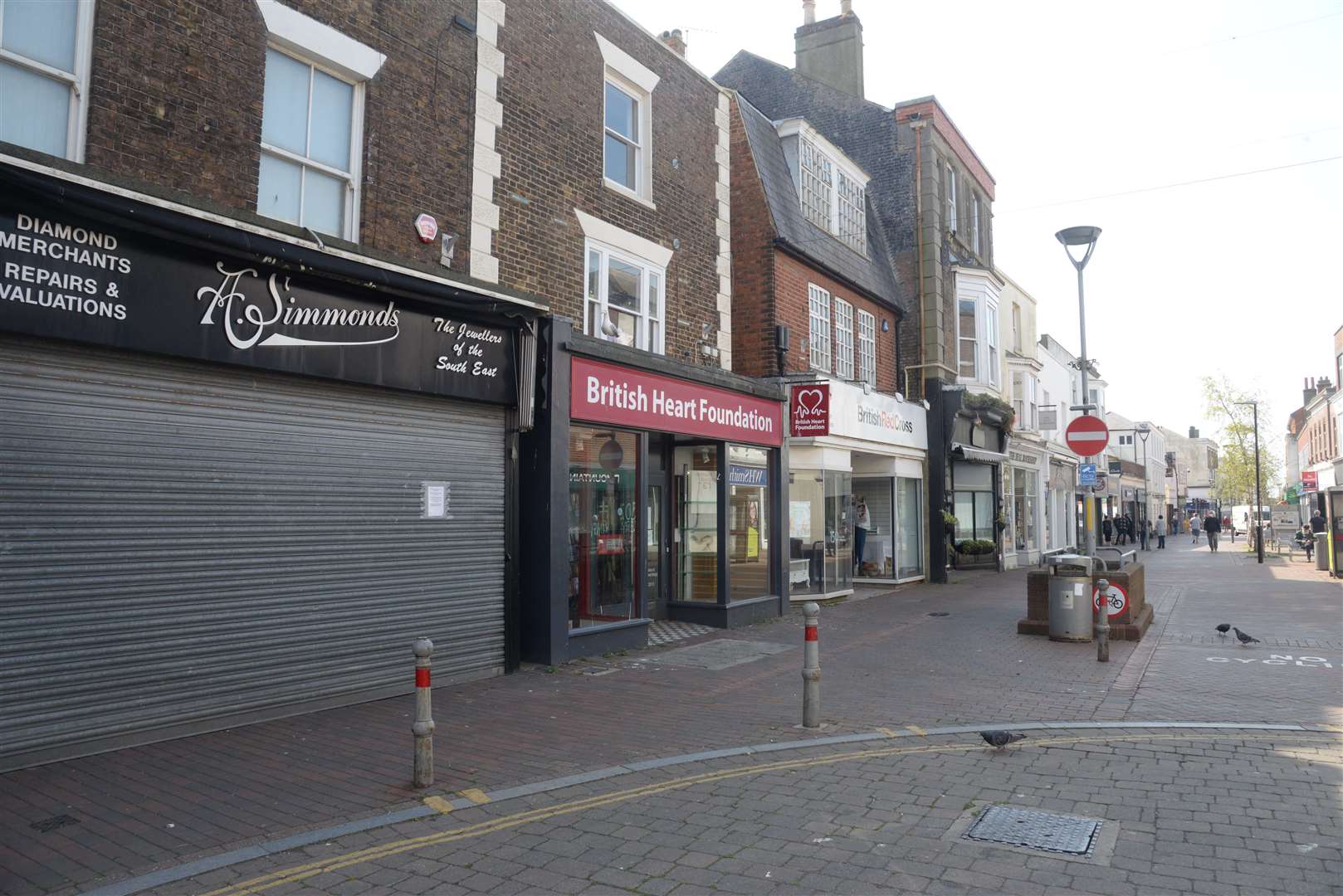 Non-essential shops in Deal High Street will close their doors for four weeks tonight. Picture: Chris Davey