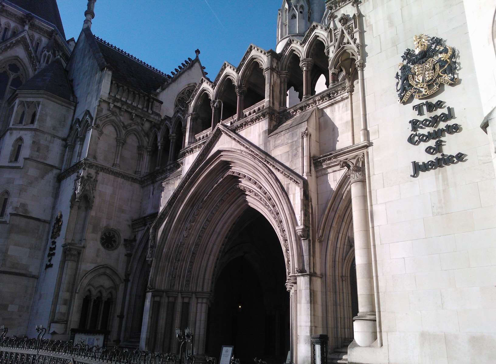 The Royal Courts of Justice, where appeal court hearings are held