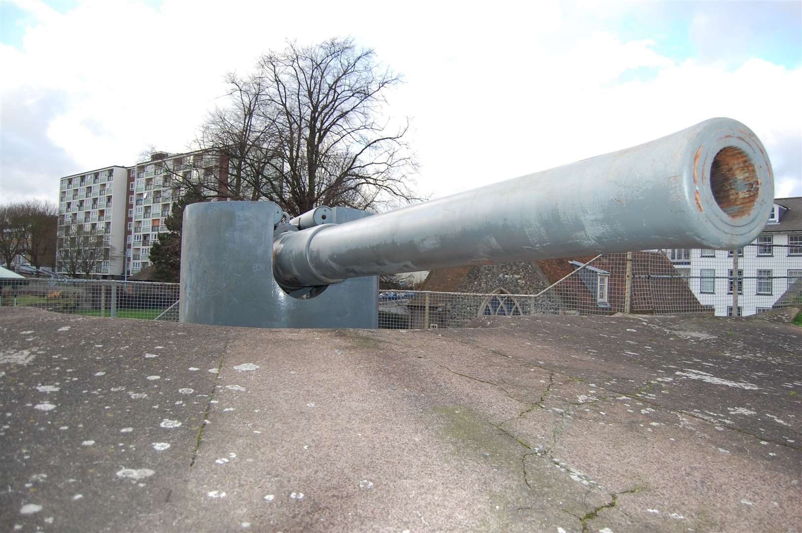 A cannon at New Tavern Fort.