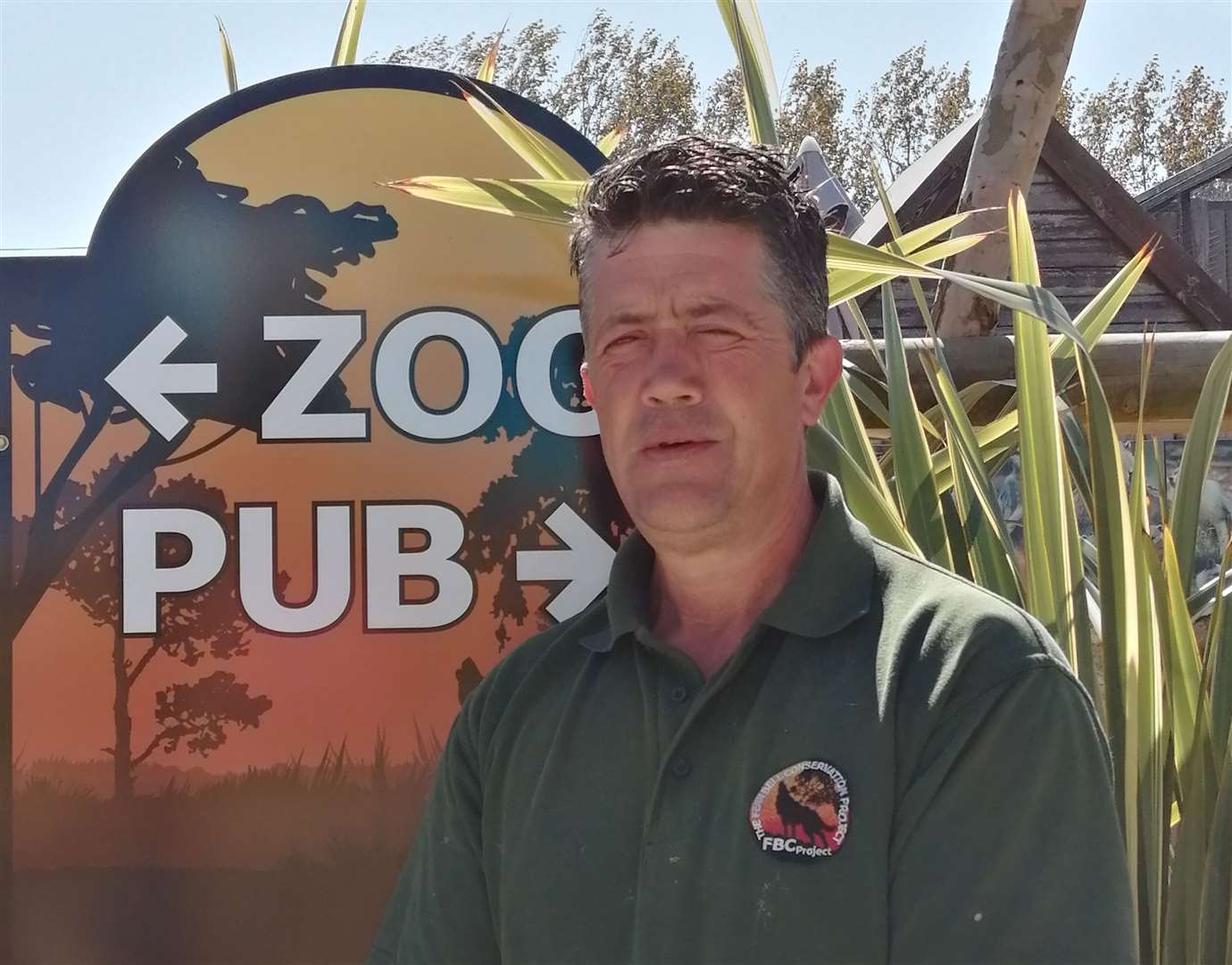 Andy Cowell, owner of The Fenn Bell Zoo and pub