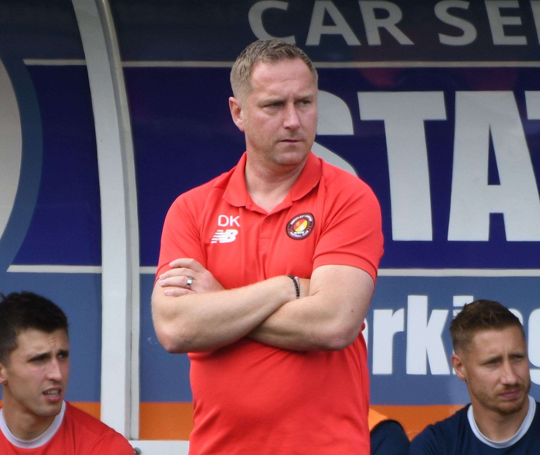 Ebbsfleet United manager Dennis Kutrieb Picture: Barry Goodwin