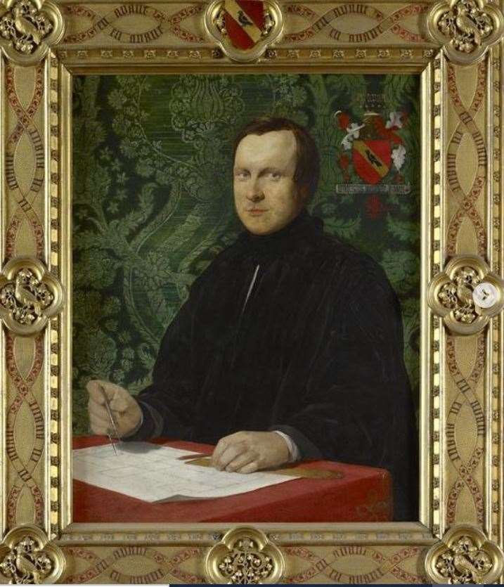 Augustus Pugin, a painting by John Rogers Herbert from the Parliamentary Art Collection. Picture: UK Parliament/Instagram