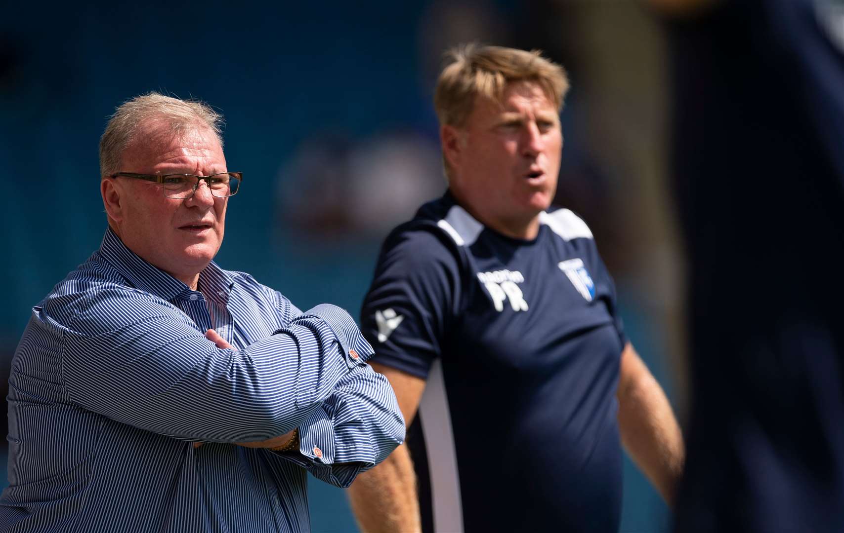 Gillingham boss Steve Evans ready for another tough test, against Coventry Picture: Ady Kerry