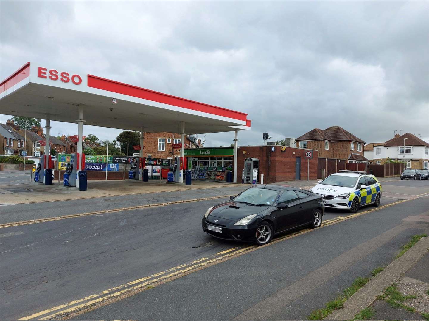 The car was seized by police in Hythe Road