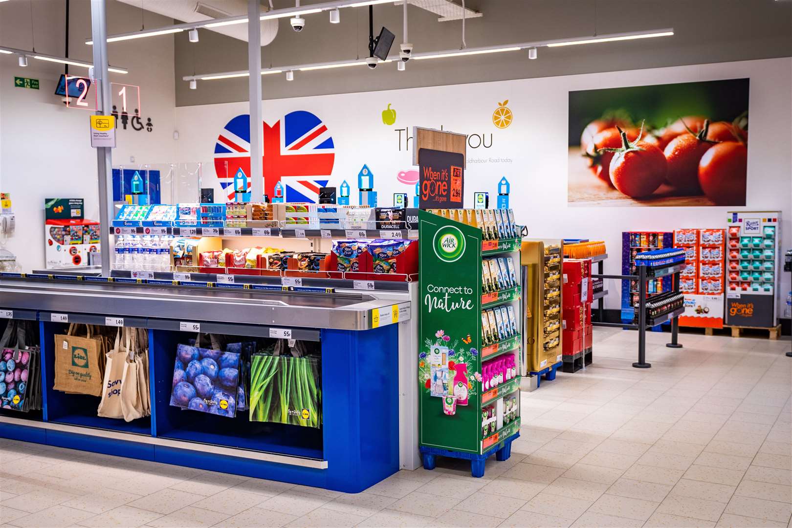 It also has staffed checkouts. Picture: Lidl / CPG Photography