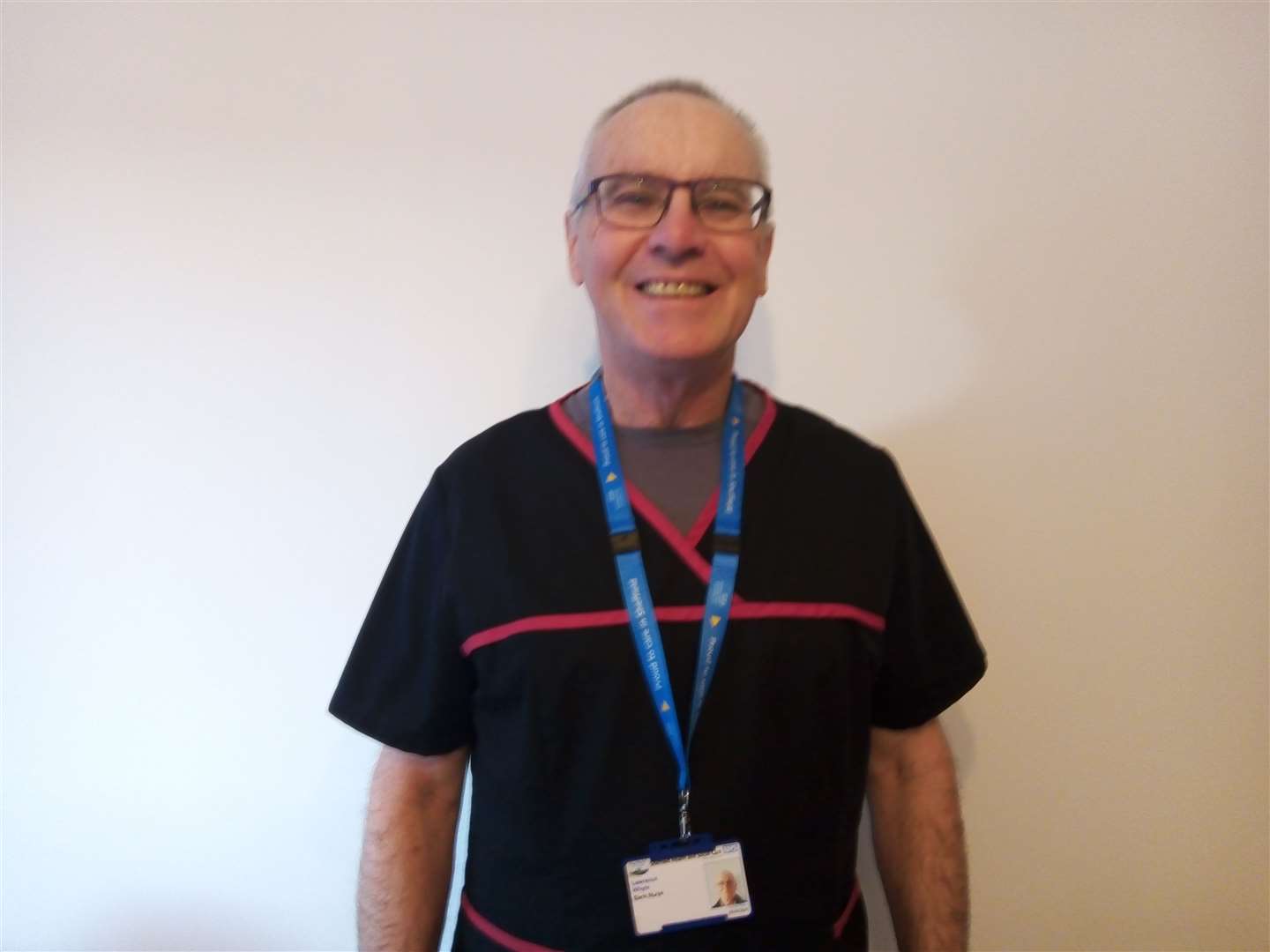 Laurence Whyte began his nursing career at St Augustine's hospital more than 50 years ago