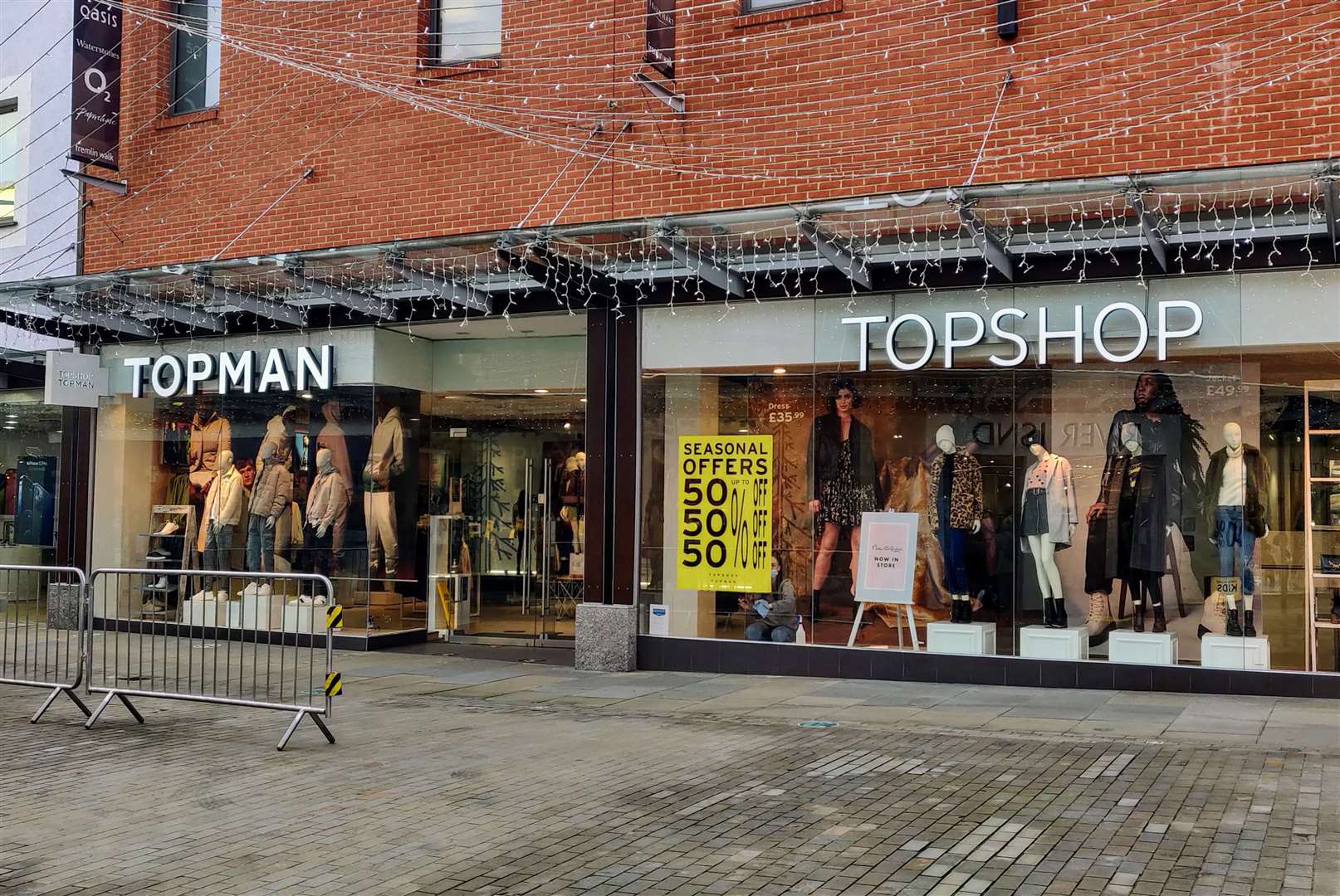 Topshop went into administration and was forced to close