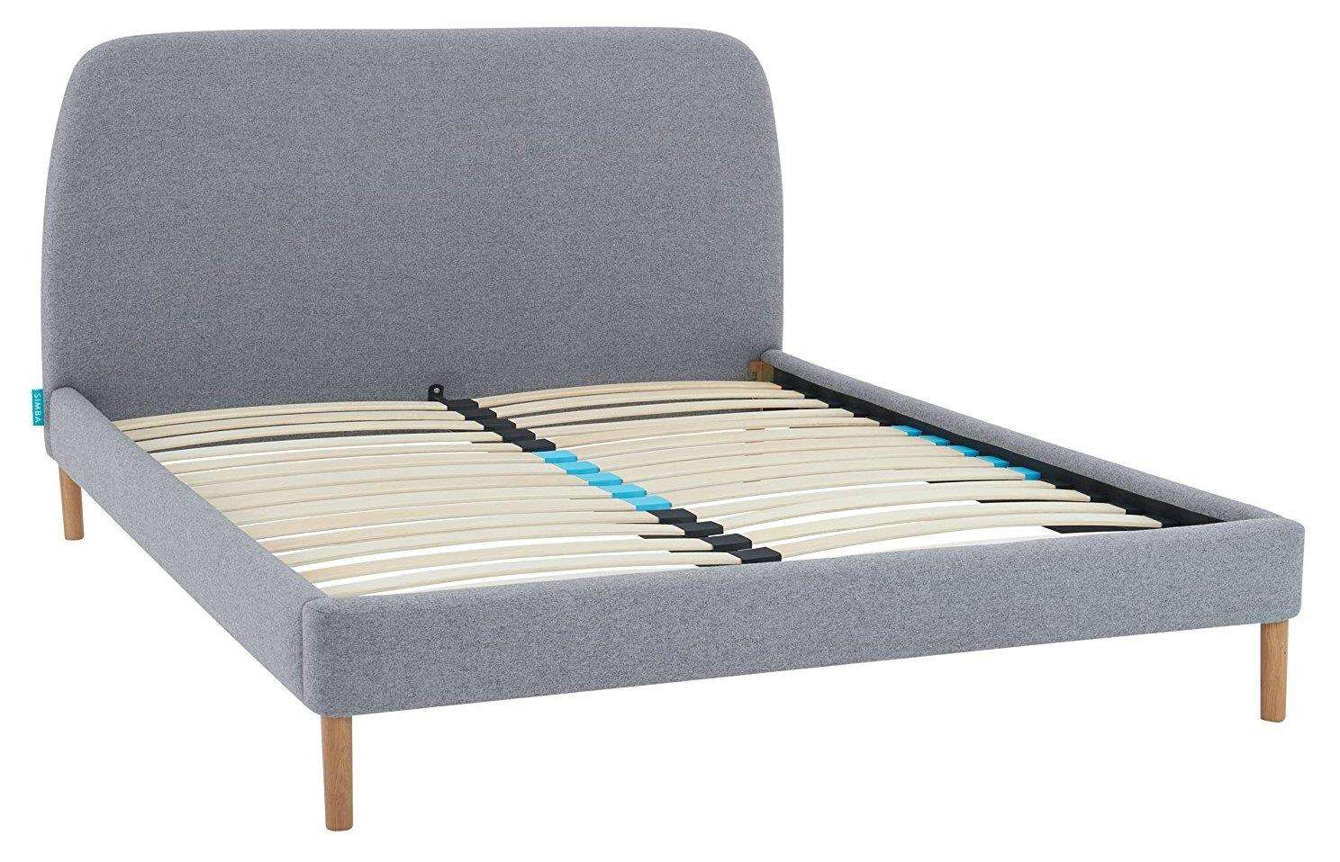 An upholstered Super King bed frame and headboard is on offer at £235.90, cut down from £675.00.