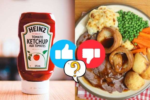 A big controversy - should you have ketchup on a roast dinner?