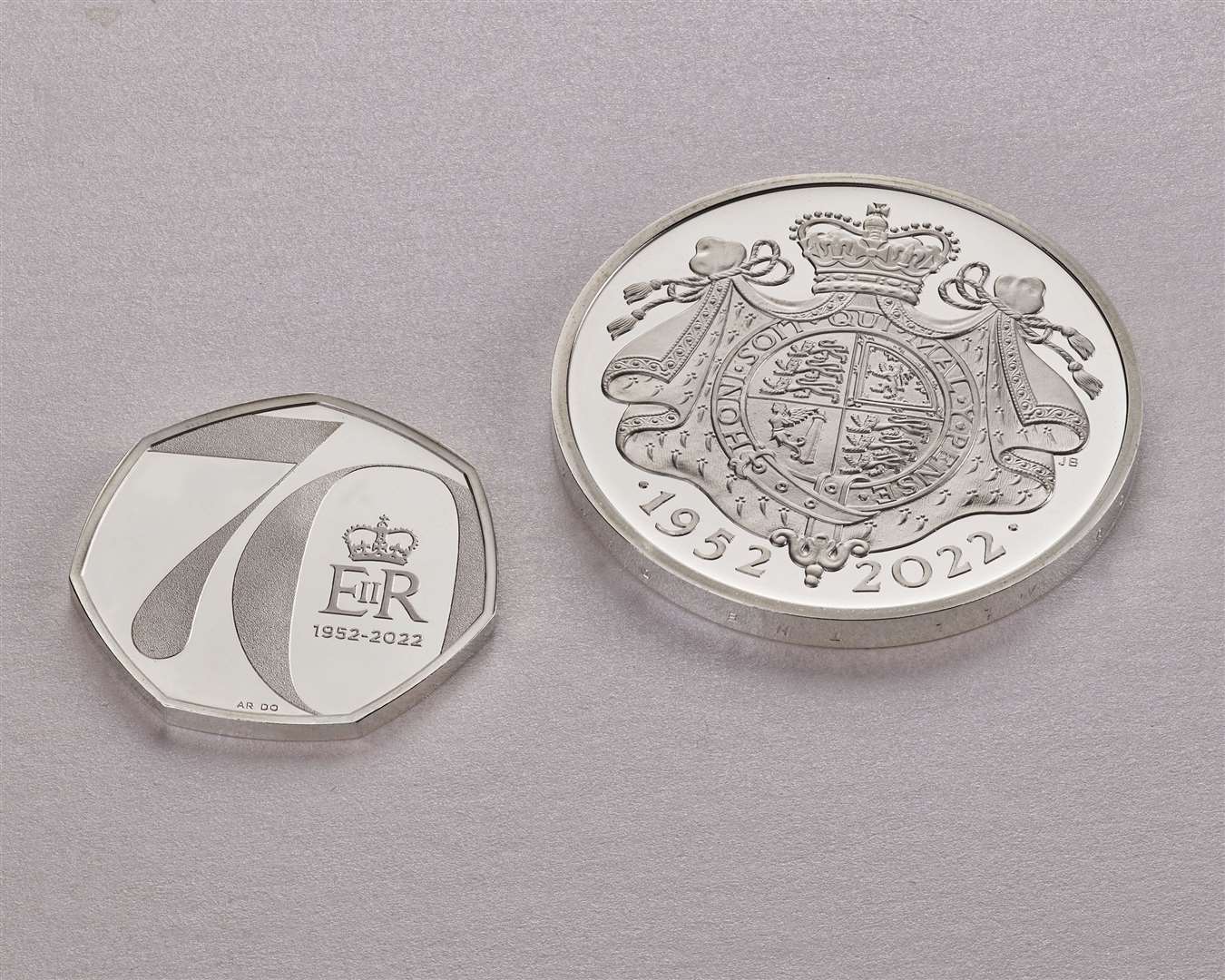This year's Platinum Jubilee of the Queen is being marked by The Royal Mint with new coins