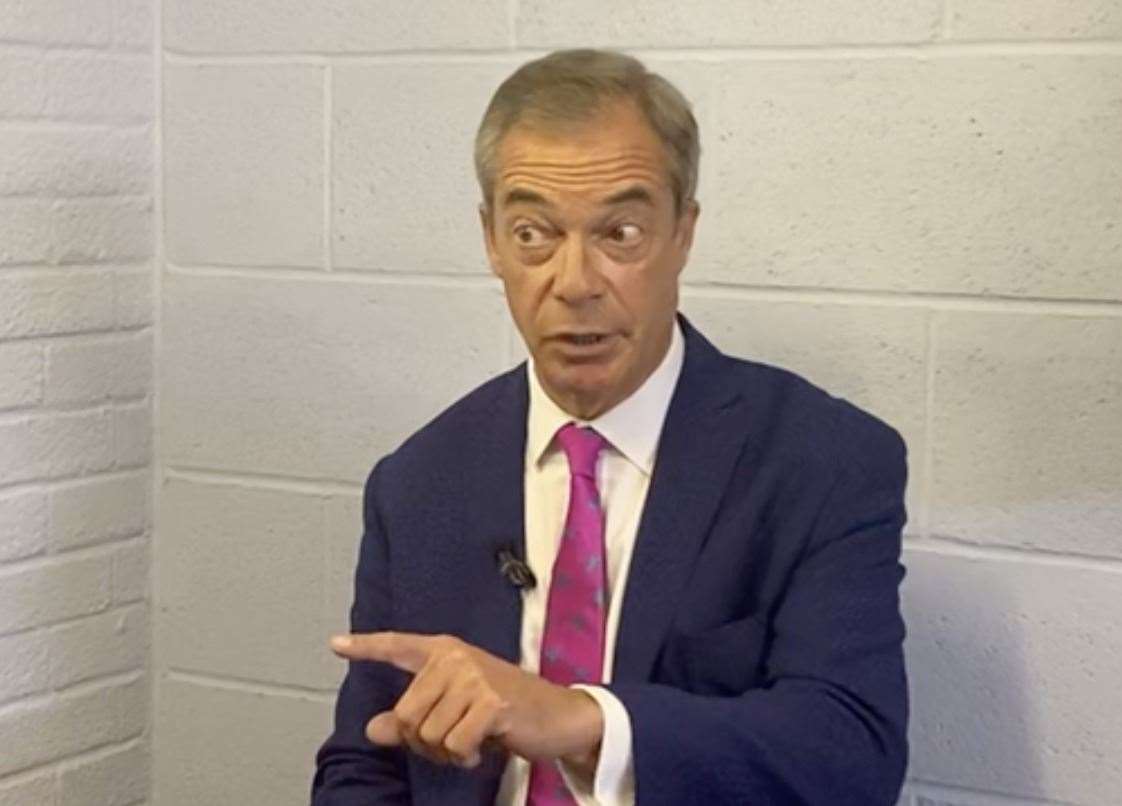 Nigel Farage sat down with KentOnline during his visit to Deal