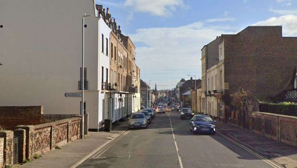 The robbery took place in the Avenue Road are of Herne Bay. Picture: Google Street View
