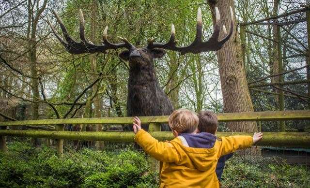 There’s lots for kids to do, from animal experiences to outdoor trails and play areas. Picture: Aspinall Foundation