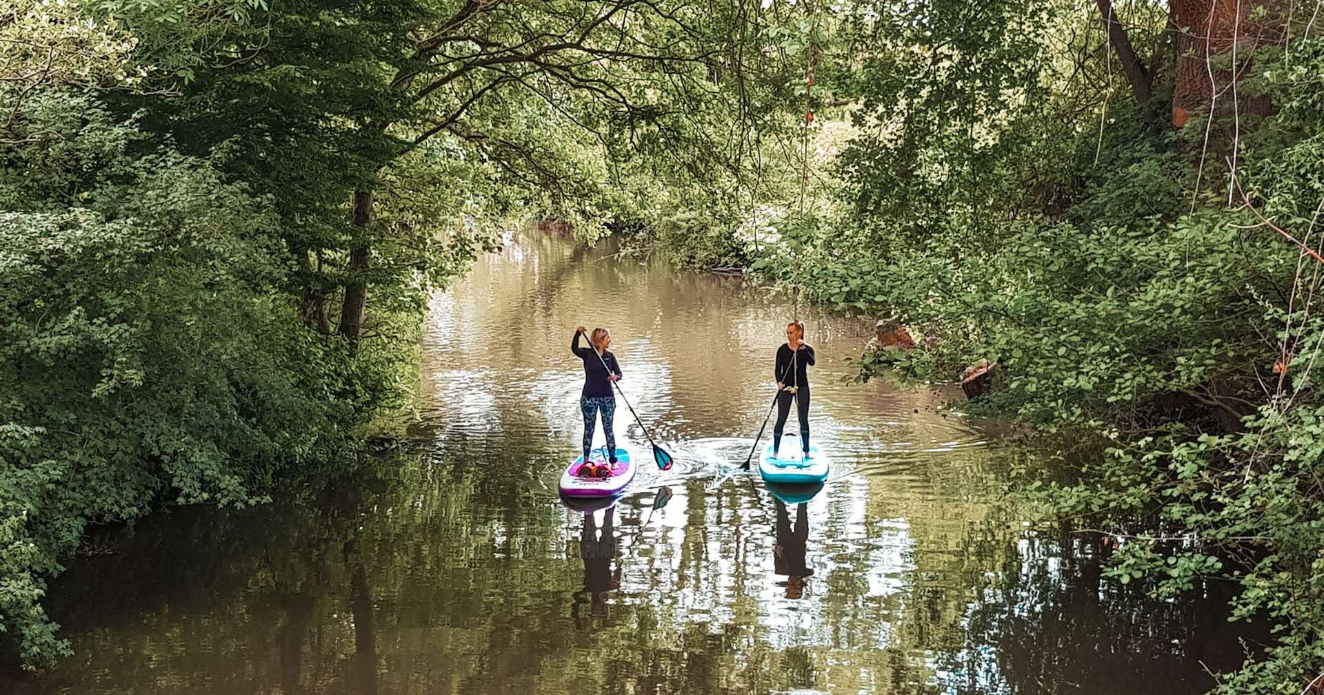It's on an unexplored stretch of the River Medway. Picture: Paddle Cabin