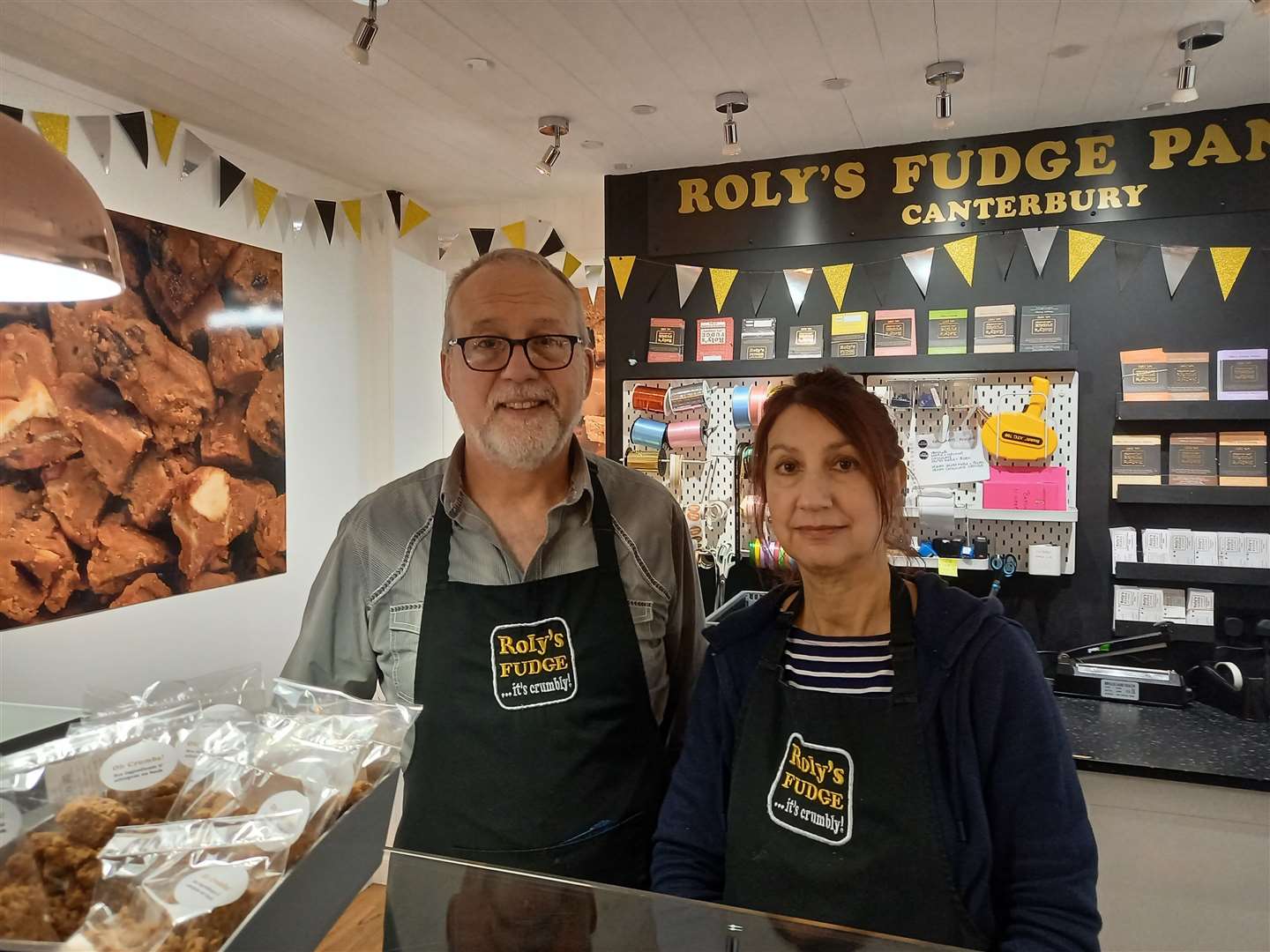 Steve and Mary Hamblen of Roly's Fudge Pantry