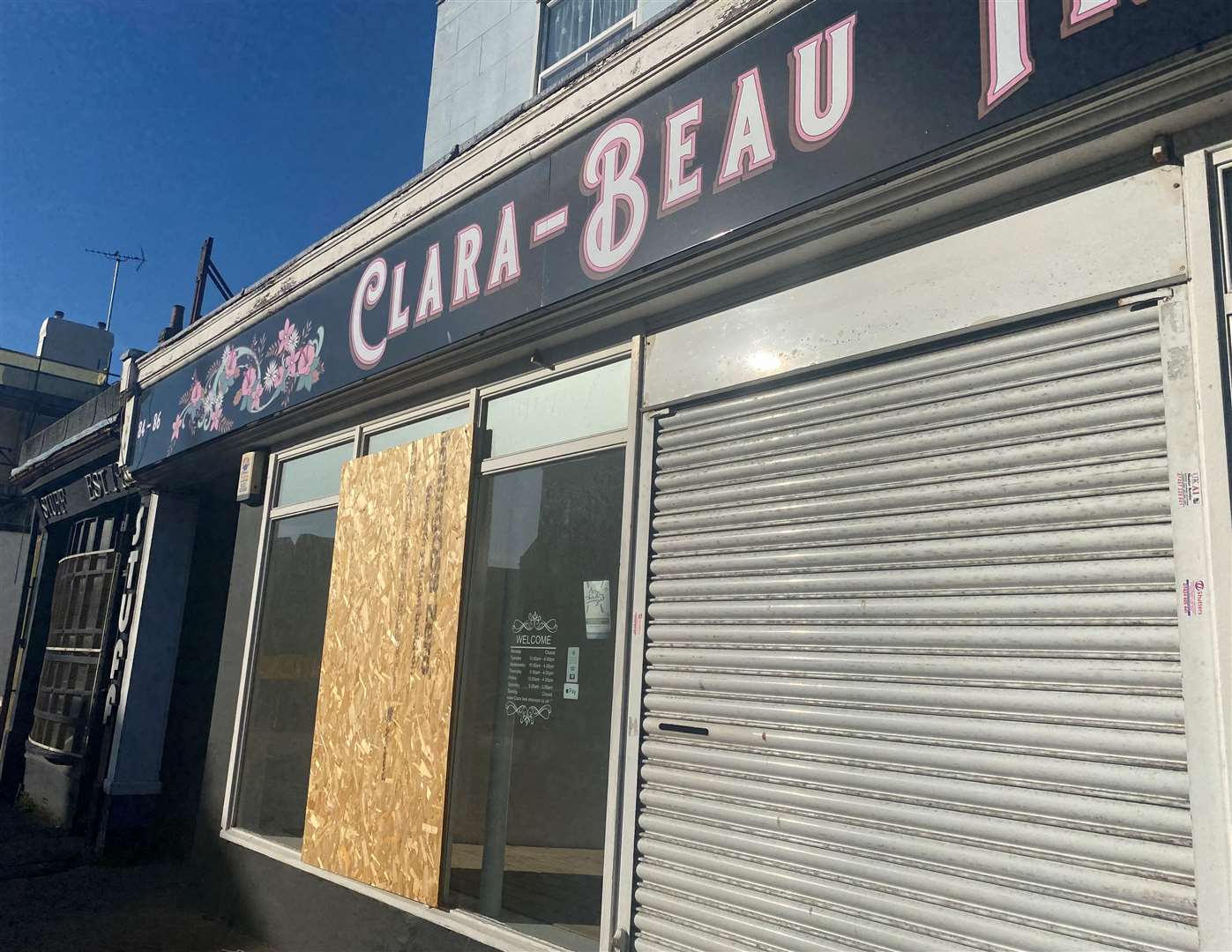 Clara-Beau Interiors closed after two years in the town – with the owner blaming parking and traffic issues