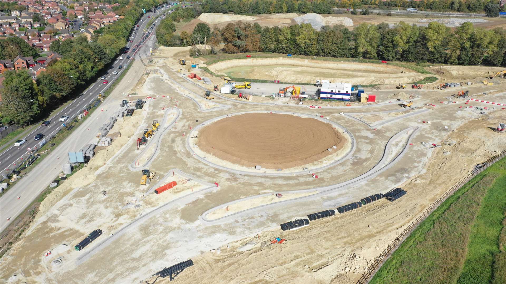 How the new roundabout looks from above. Picture: Vantage Photography / info@vantage-photography.co.uk