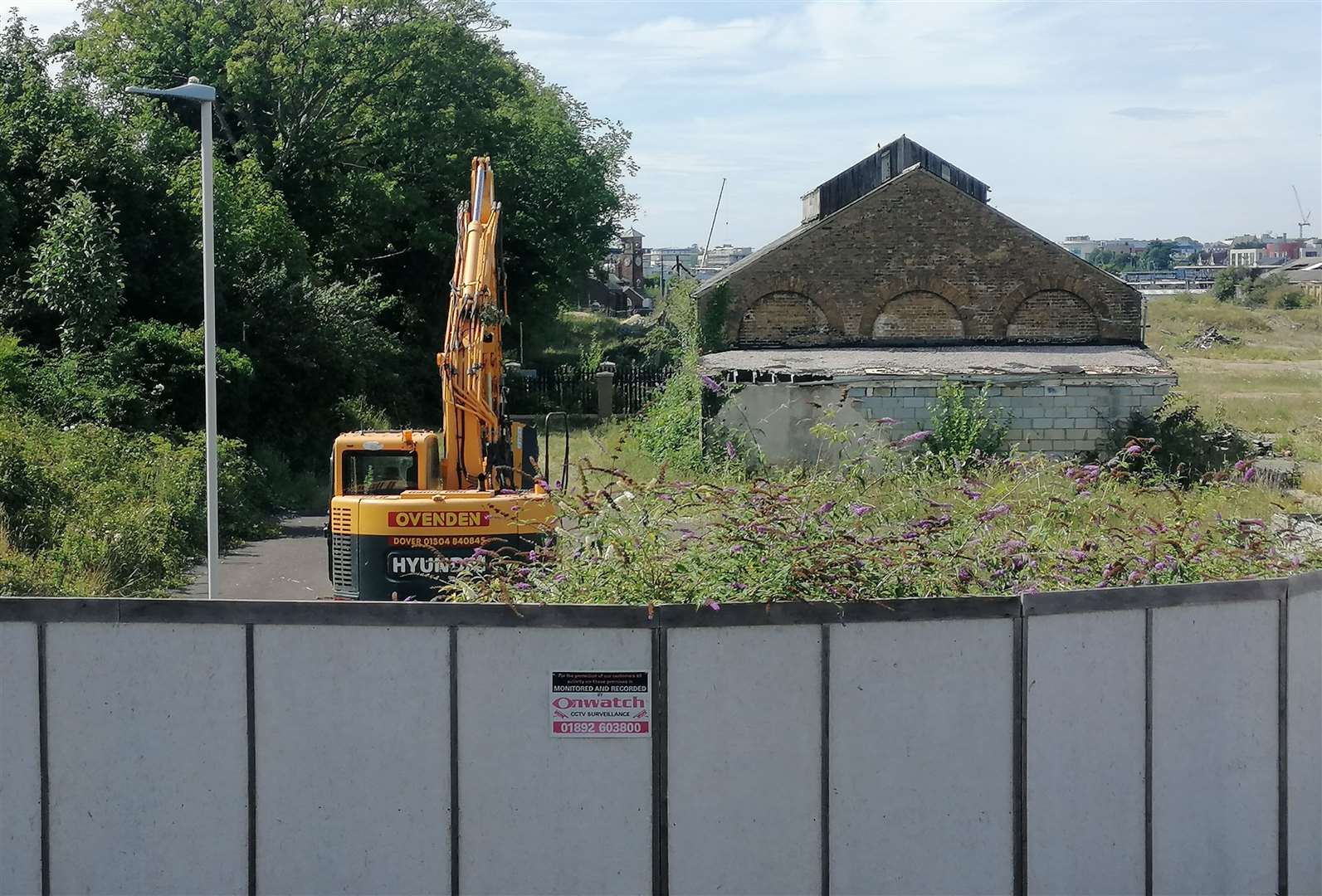 Preparatory works on the Newtown film studios site were carried out last year. Picture: Helz Wait