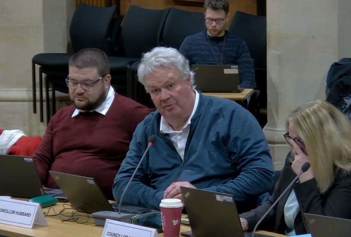 Cllr Stephen Hubbard (Lab) said the proposal was a continuation of an idea from the previous administration. Photo: Medway Council