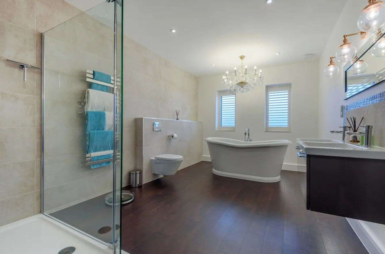 The property boasts four bathrooms