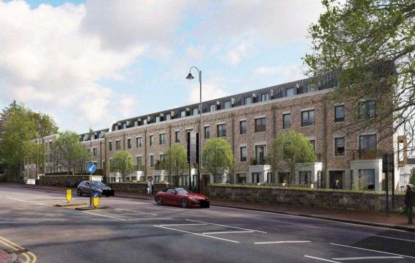 An artist's impression of the proposed housing scheme. Picture: Kier Property and the Housing Growth Partnership