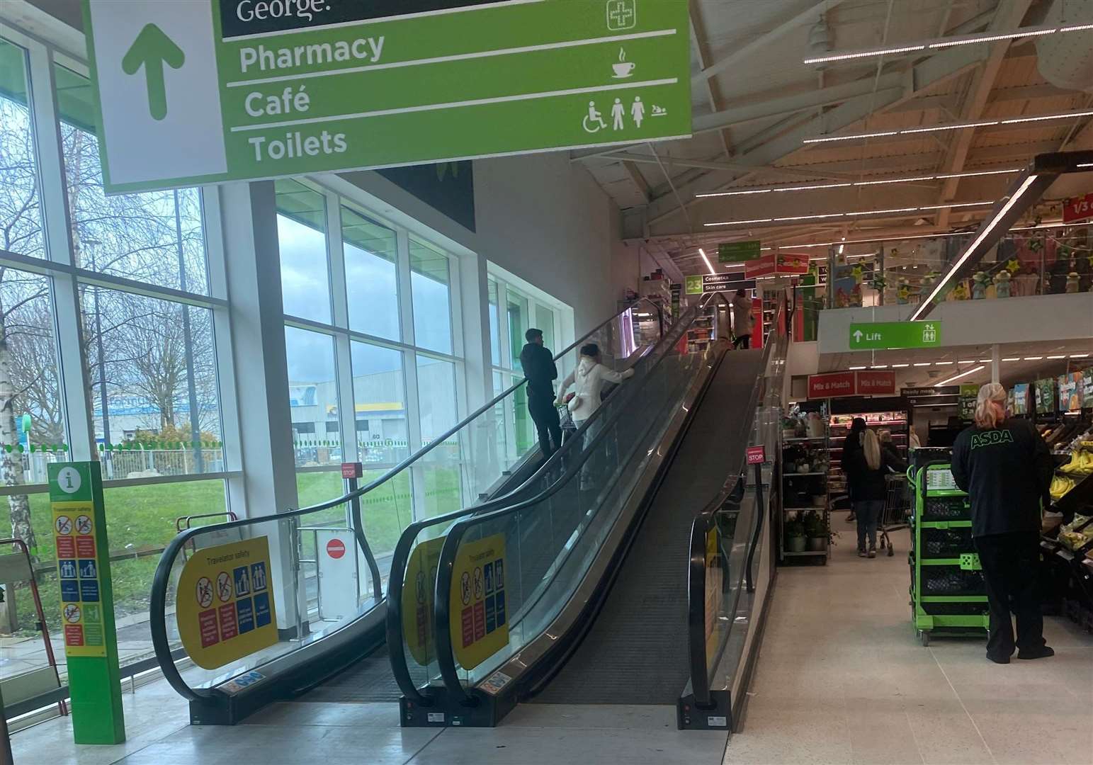 It is thought that the trolley de-magnetised on the escalator