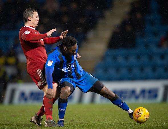 Brandon Hanlan in possession for the Gills Picture: Ady Kerry (6857166)