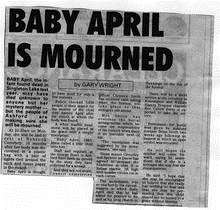 Original cuttings from the Kentish Express in 1995 following the discovery of the dead baby in Singleton Lake