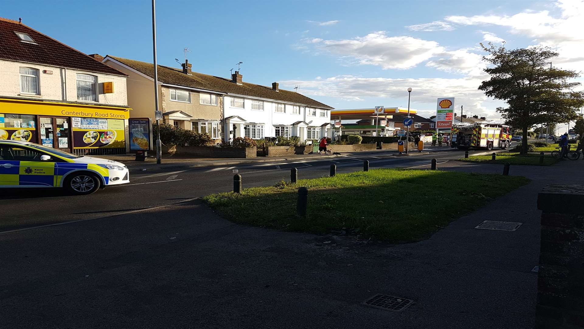 The scene on the A28 in Birchington. Picture: Chris Kidman
