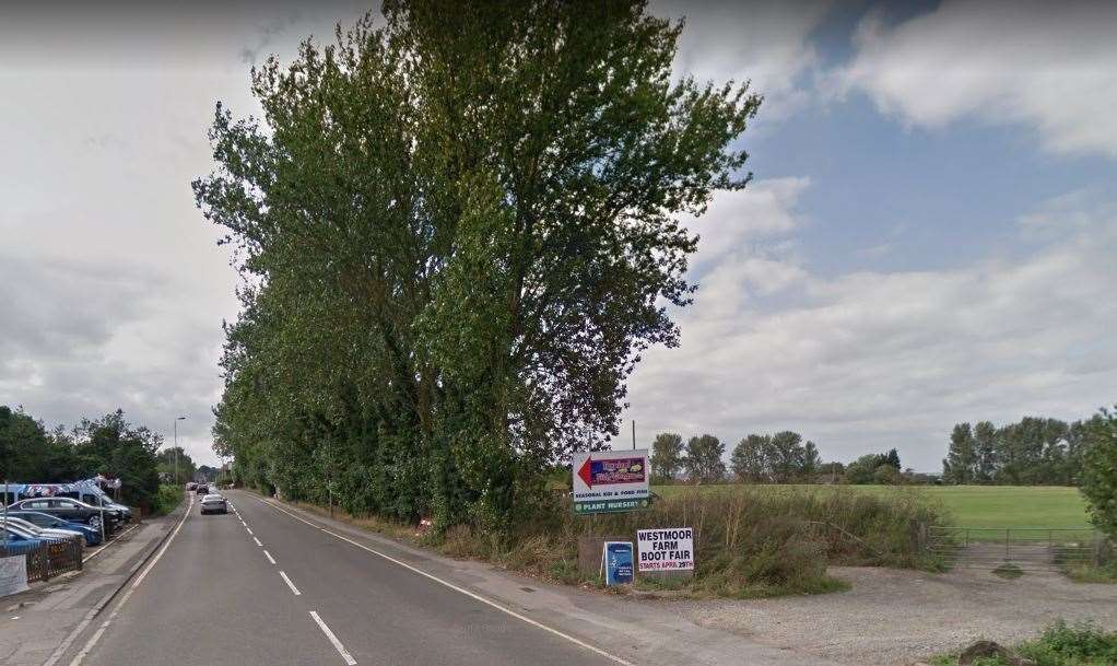 Westmoor Farm on the A2. Picture: Google street view