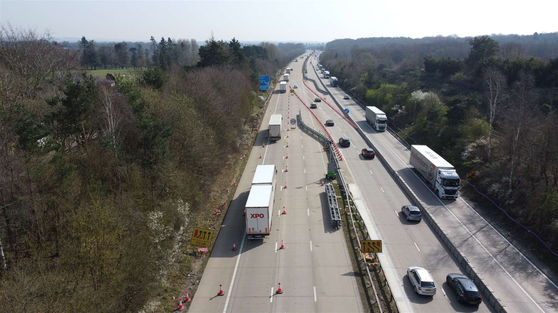 Operation Brock resumes on the M20 ahead of the festive period. Picture: Barry Goodwin