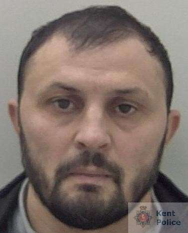 Gheorghe Ciobotaru, 42, was jailed for five years and three months on Friday. Picture: Kent Police