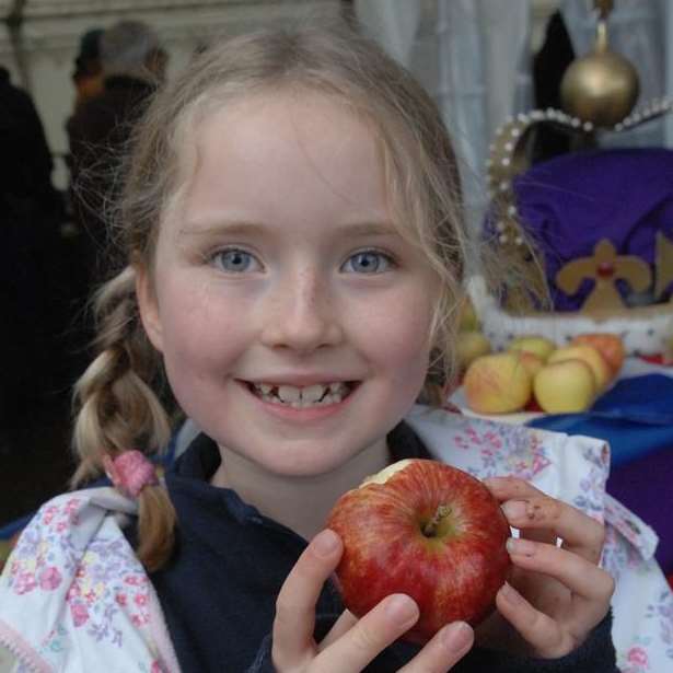 Alice Tomlin samples the fruit at last year's Brogdale Apple Festival
