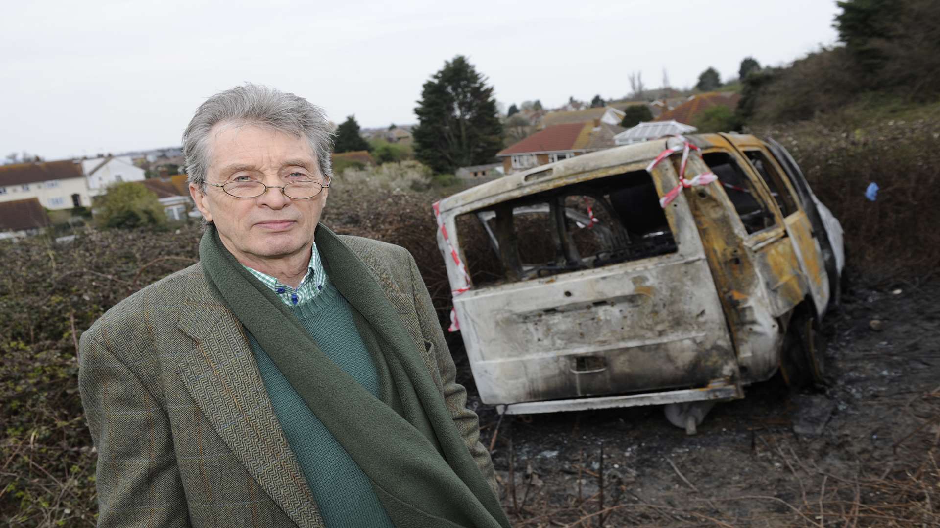 Taxi driver Steve O'Mara's cab was stolen before it was left burnt out